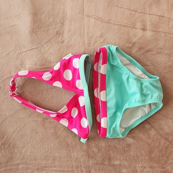 Lot of 2 Peice bathing suits baby 24 mo - Picture 2 of 9